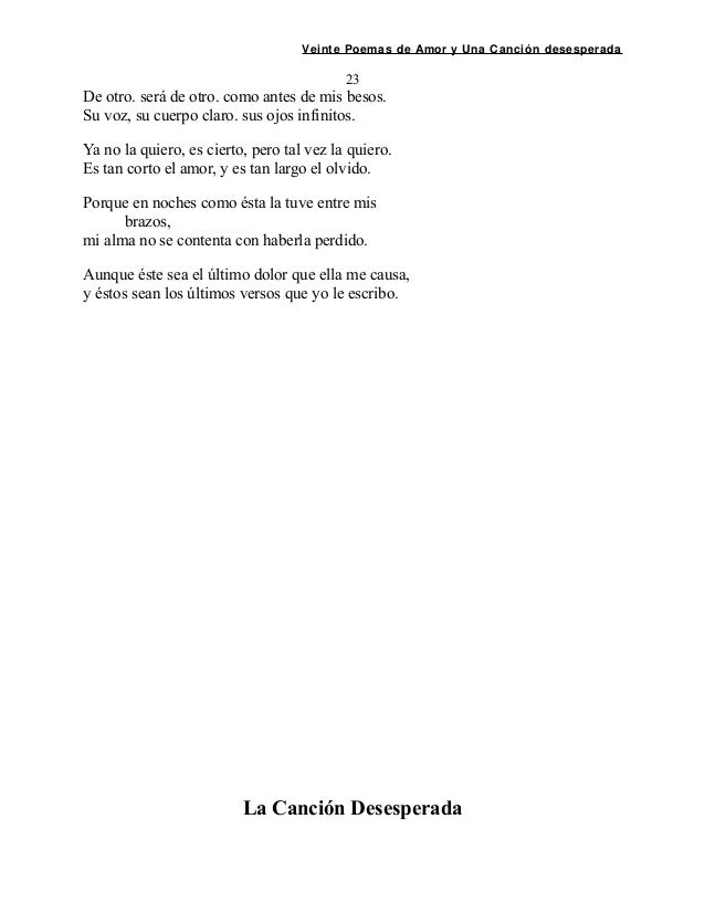 Pablo Neruda. 20 poemas