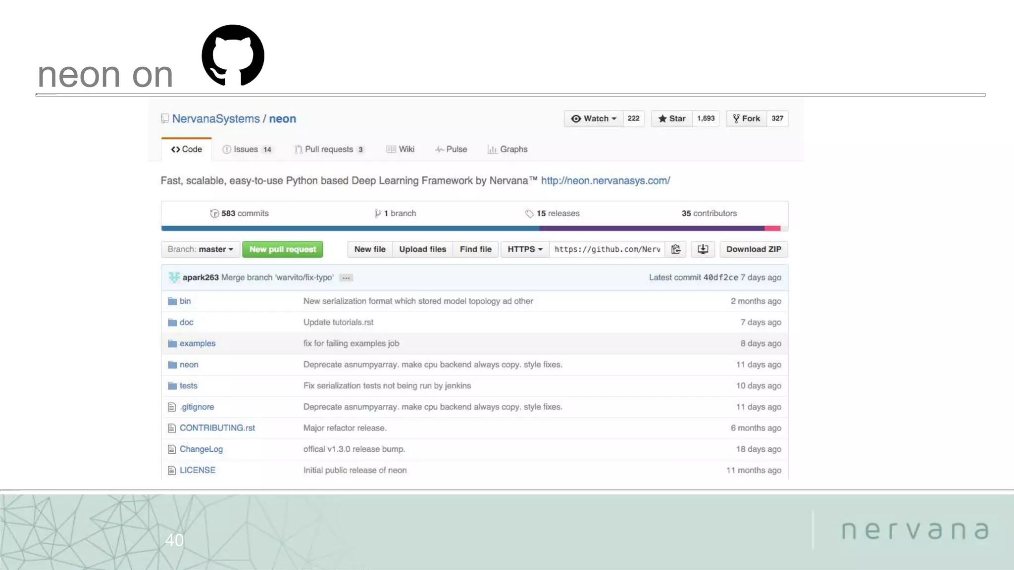 Nervana Systems Proprietary
40
 