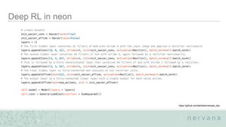 Nervana Systems Proprietary
31
https://github.com/tambetm/simple_dqn
 