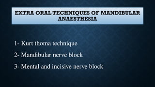 Comprehensive Guide to Mandibular and Maxillary Nerve Block Techniques ...