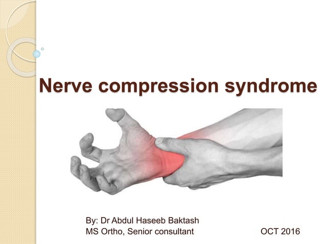 Compression Syndrom Peripheral Nerve compression syndrome | PPTX | Death, Injury, or ...