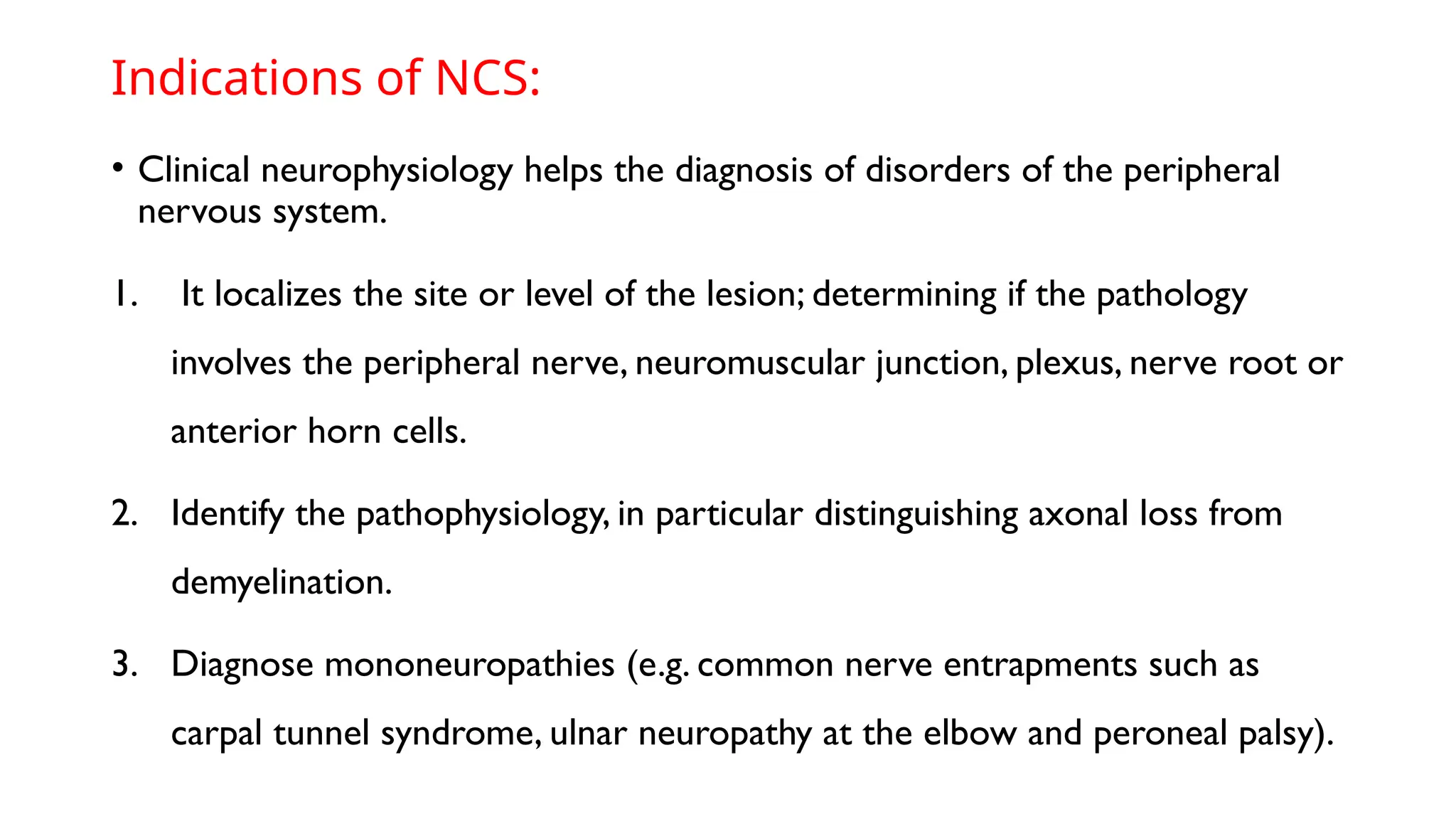 Nerve Conduction Studies For Physiotherapy Pptx