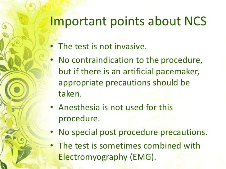 Nerve conduction study