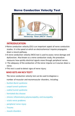 Ncv Test Nerve Conduction Velocity Podcast – SIYE