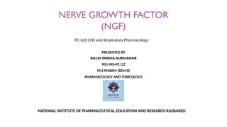 NERVE GROWTH FACTOR and role of nerve growth factors in the body . | PPTX