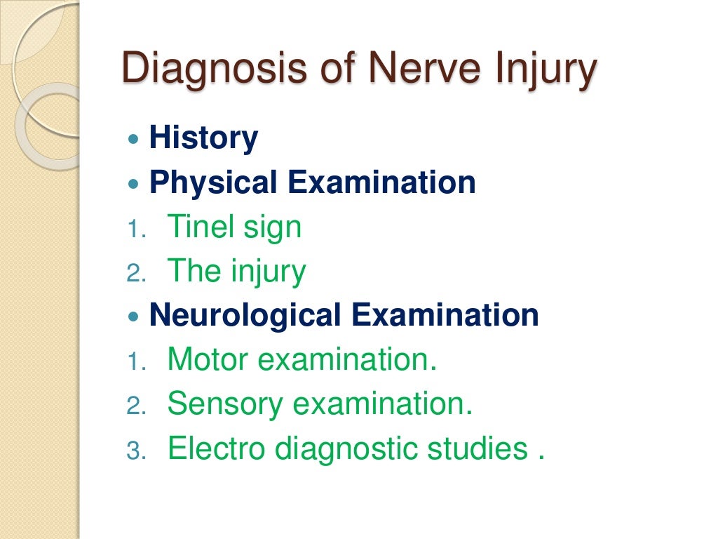 Nerve injury
