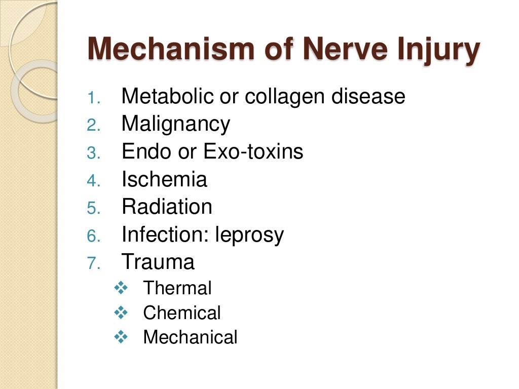 Nerve injury