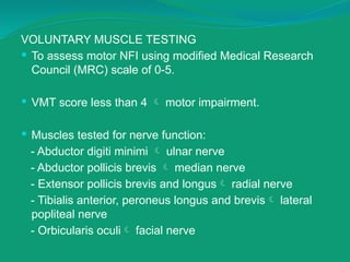 Nerve Involvement and management of neuritis in Leprosy | PPTX