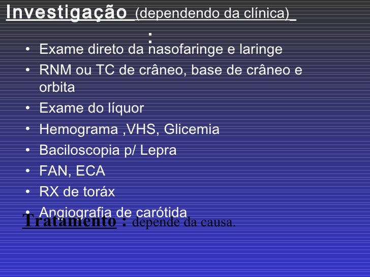 Exame vhs