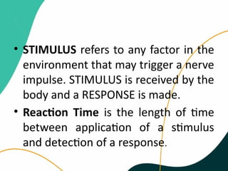 Trigger Stimulus NERVOUS-SYSTEM-AND-NEURONS.pptxreviewers | PPTX