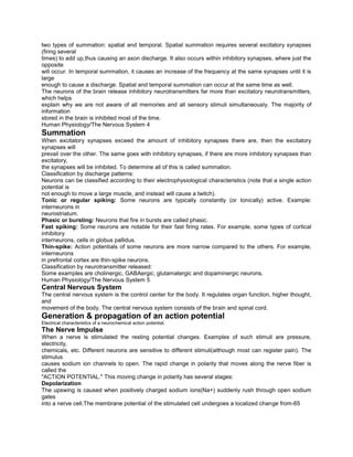 Nervous system | DOCX