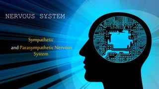 NERVOUS SYSTEM
Sympathetic
and ParasympatheticNervous
System
 
