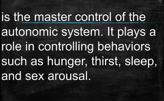 Hunger System Nervous system | PPTX