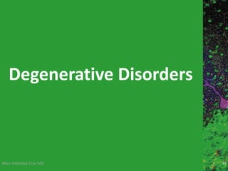 Marc Imhotep Cray MD
Degenerative Disorders
69
 