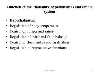 Hunger System Nervous System Physiology Power Point Presentation | PPTX
