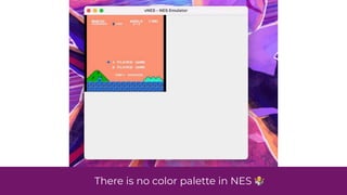 There is no color palette in NES 🤷
 