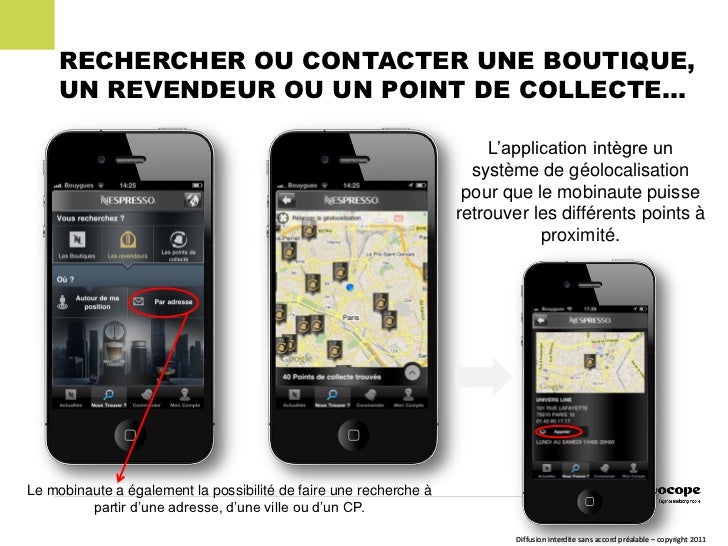 Application Iphone Nespresso