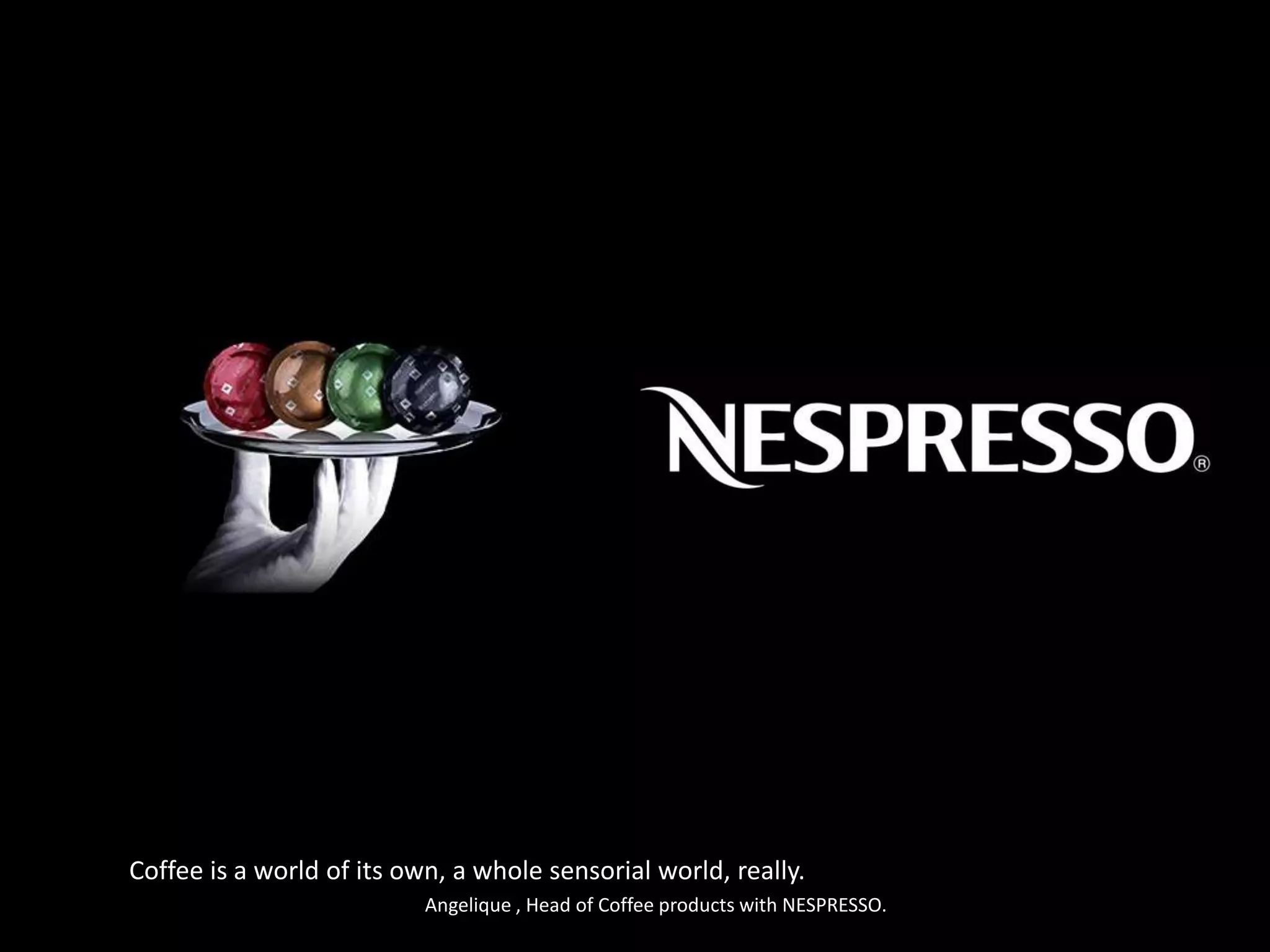 B2B Nespresso Presentation PPT