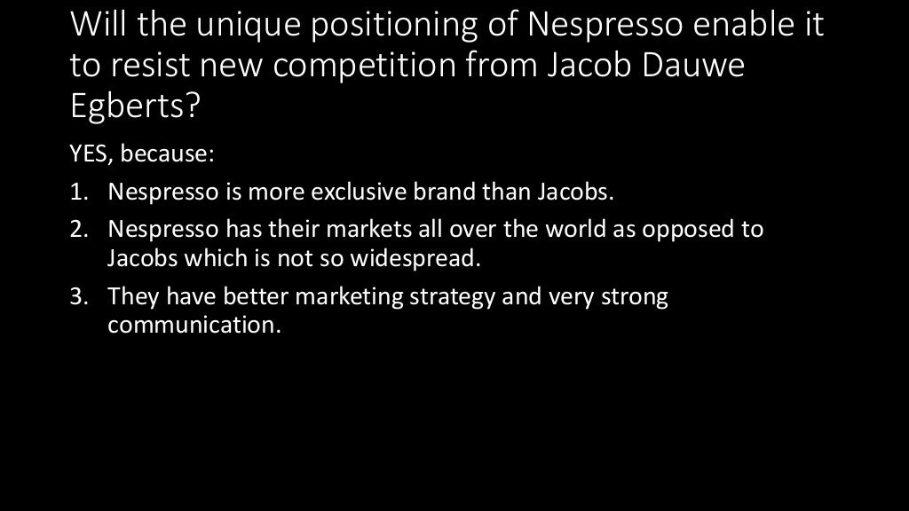 Nespresso case study harvard image