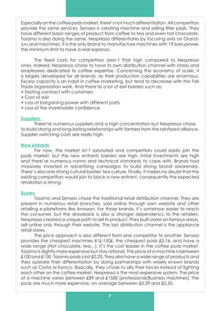 NESPRESSO MARKETING ANALYSIS 2014 