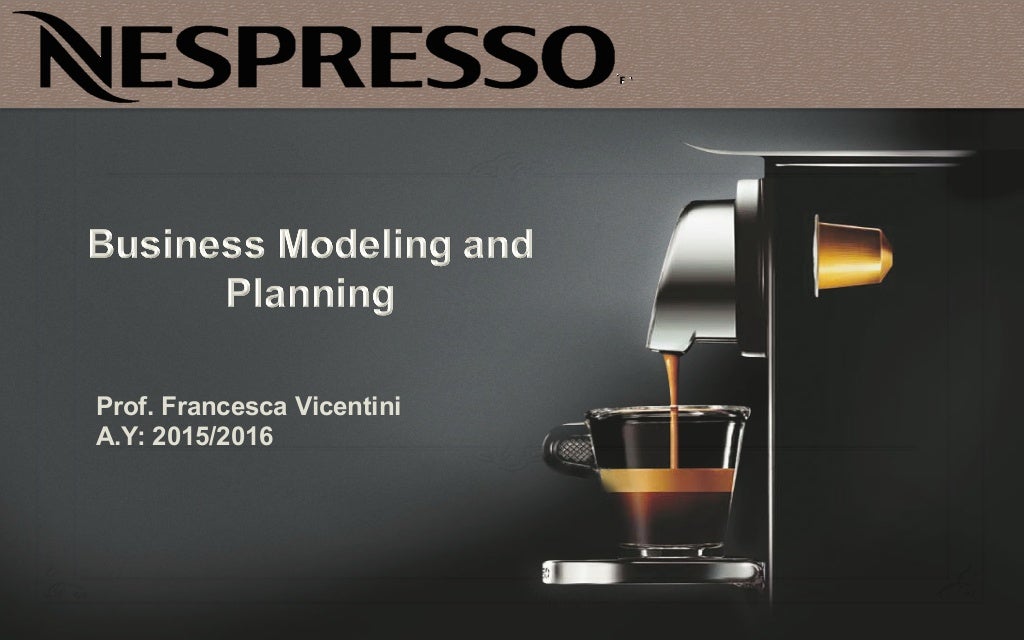 Business Model Canvas Voorbeeld Nespresso