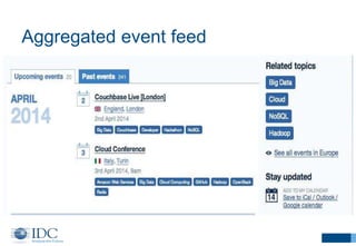 Aggregated event feed
 