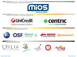 Smarter. Faster. Closer.

www.ness.com

 