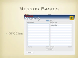 Nessus Basics