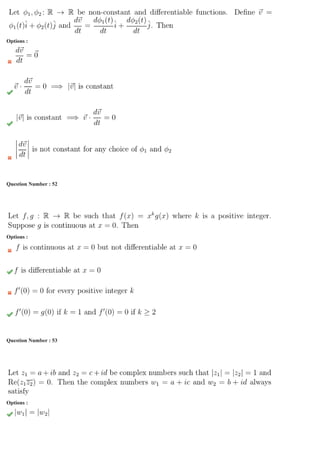 Options :Op
Question Number : 52 Question Id : 4941031350 Question Type : MSQ Option Shuffling : Yes Display Question Number : Yes
Single Line Question Option : No Option Orientation : Vertical
Correct Marks : 4 Wrong Marks : 0ng
Options :Op
Question Number : 53 Question Id : 4941031351 Question Type : MSQ Option Shuffling : Yes Display Question Number : Yes
Single Line Question Option : No Option Orientation : Vertical
Correct Marks : 4 Wrong Marks : 0ng
Options :Op
 