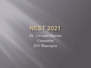 Dr. Urvashi Sharma
Counselor
JNV Bharatpur
 