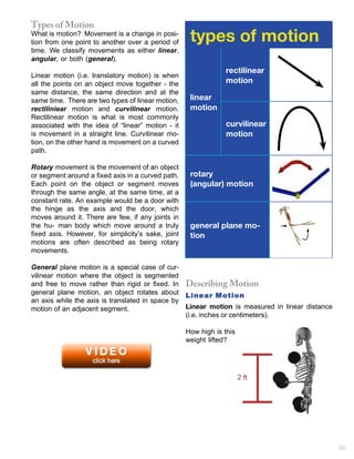 Types Linear Movement Nesta personal trainers certification biomechanics | PDF