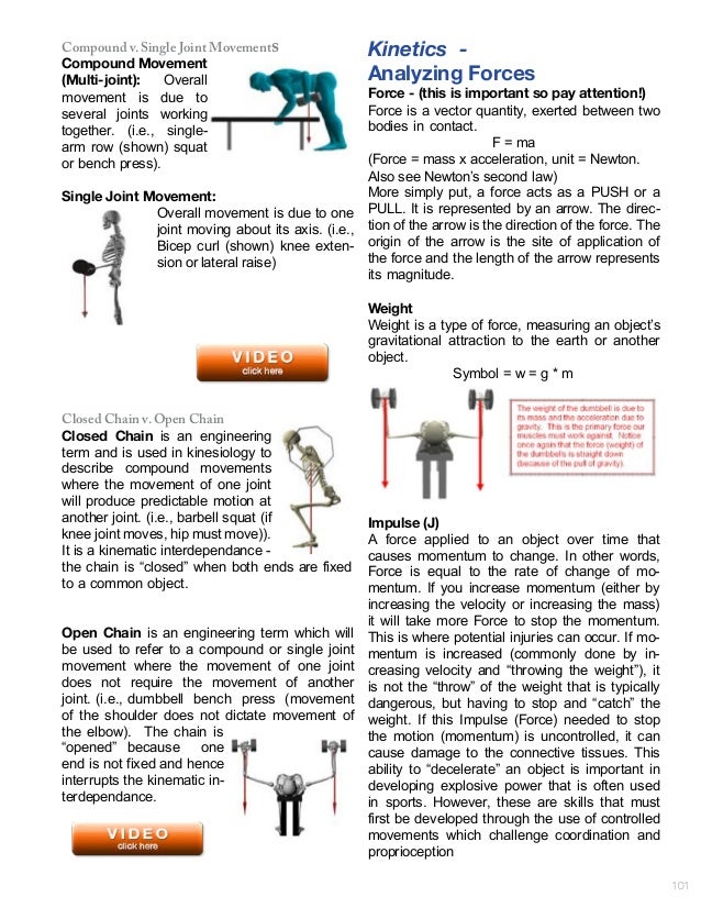 Nesta Personal Trainers Certification Biomechanics