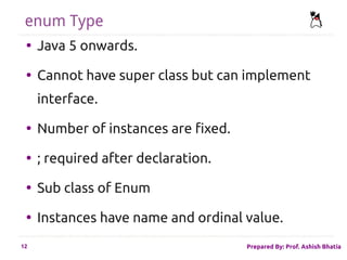 Nested and Enum in Java | PPT