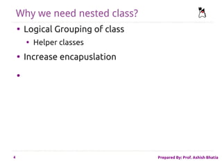 Nested and Enum in Java | PPT