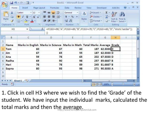 Nested If Function In Excel | PPT