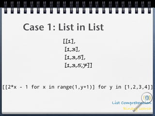 Nested List Comprehension and Binary Search | PDF