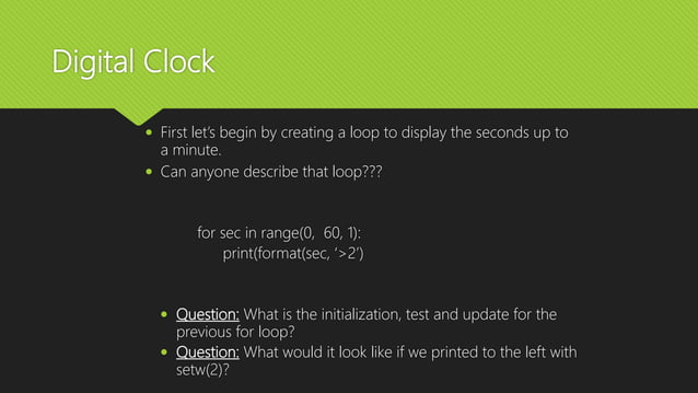 Nested Loops | PPT image.