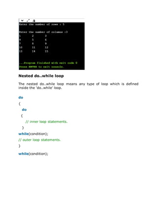 Nested Loops in C unit2.docx
