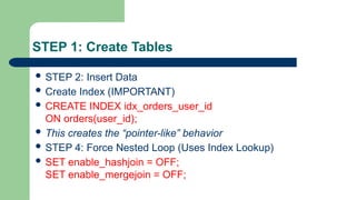 In-Depth Analysis of Join Algorithms in Data Warehousing: Nested Loop ...
