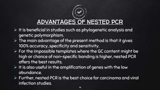 Nested pcr | PPTX | Chemistry | Science