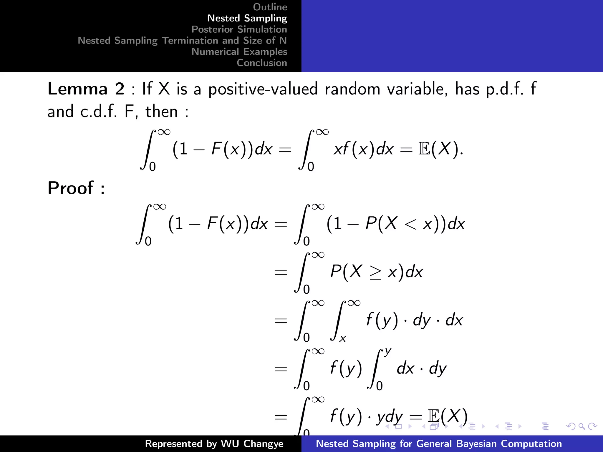 Nested sampling | PPT image.