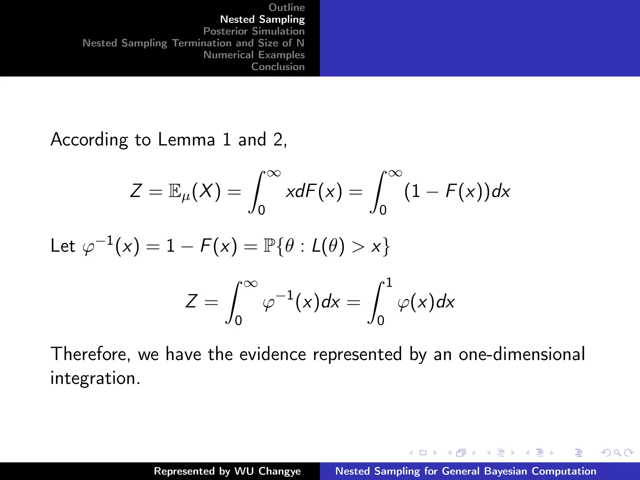 Nested sampling | PPT
