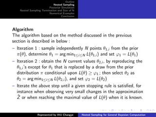 Nested sampling | PPT