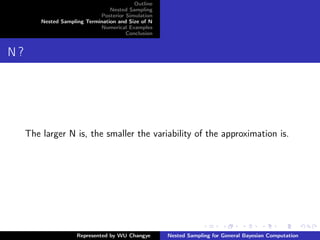Nested sampling | PPT