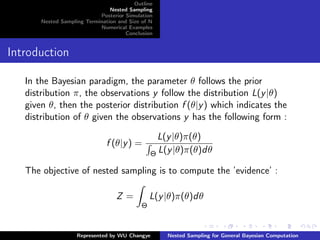Nested sampling | PPT
