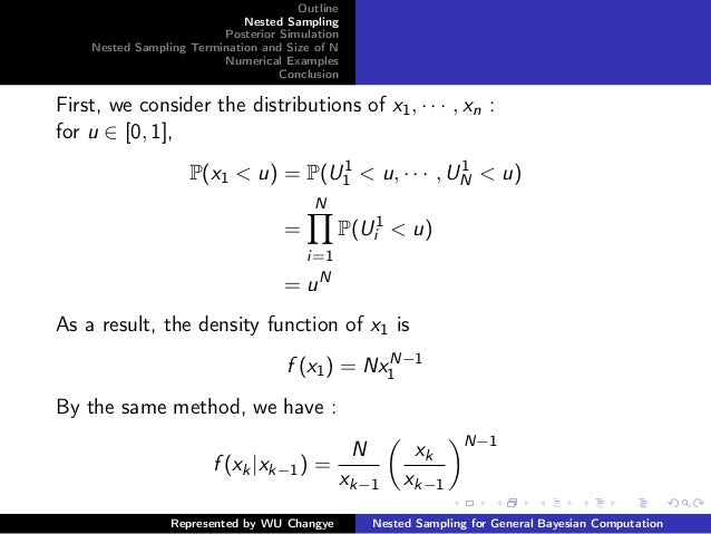 Nested sampling