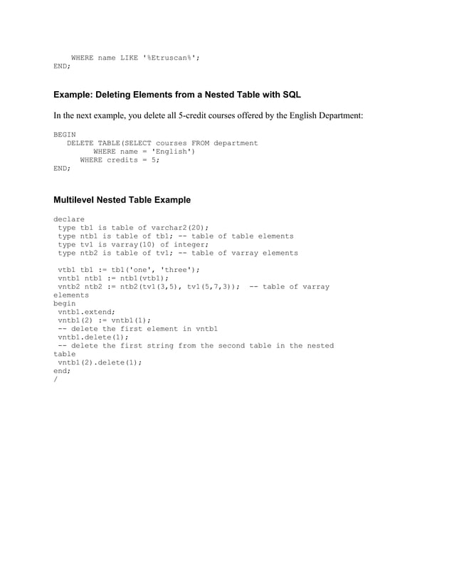Nested table example | PDF