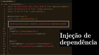 Injeção de
dependência
 