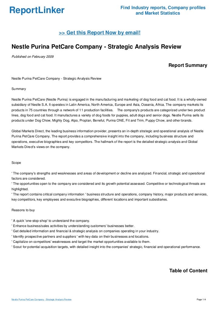 nestle purina company