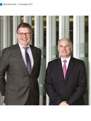 Nestlé India Limited • Annual Report 2014
 